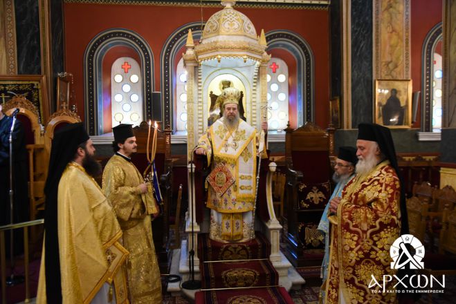 &Omicron; &Mu;&eta;&tau;&rho;&omicron;&pi;&omicron;&lambda;ί&tau;&eta;&sigmaf; &Iota;&epsilon;&rho;&iota;&sigma;&sigma;&omicron;ύ &sigma;&tau;&omicron;&nu; &Mu;&eta;&tau;&rho;&omicron;&pi;&omicron;&lambda;&iota;&tau;&iota;&kappa;ό &Nu;&alpha;ό &Alpha;&gamma;ί&omicron;&upsilon; &Beta;&alpha;&sigma;&iota;&lambda;&epsilon;ί&omicron;&upsilon; &Tau;&rho;ί&pi;&omicron;&lambda;&eta;&sigmaf;