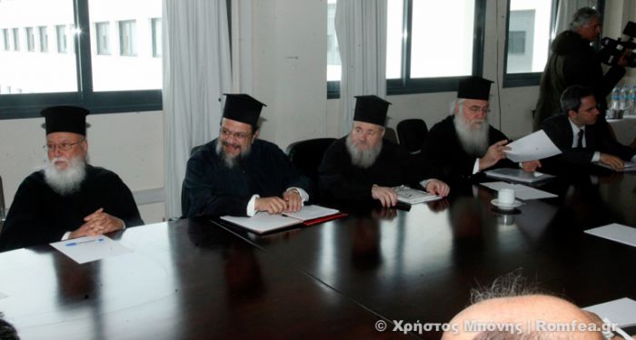 &Xi;&epsilon;&kappa;ί&nu;&eta;&sigma;&epsilon; &omicron; &delta;&iota;ά&lambda;&omicron;&gamma;&omicron;&sigmaf; &Epsilon;&kappa;&kappa;&lambda;&eta;&sigma;ί&alpha;&sigmaf; &kappa;&alpha;&iota; &Pi;&omicron;&lambda;&iota;&tau;&epsilon;ί&alpha;&sigmaf; - &Pi;&alpha;&rho;ώ&nu; &omicron; &Mu;&eta;&tau;&rho;&omicron;&pi;&omicron;&lambda;ί&tau;&eta;&sigmaf; &Alpha;&lambda;έ&xi;&alpha;&nu;&delta;&rho;&omicron;&sigmaf;