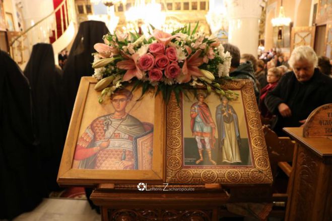 "&Alpha;&gamma;ί&omicron;&upsilon; &Delta;&eta;&mu;&eta;&tau;&rho;ί&omicron;&upsilon; &tau;&omicron;&upsilon; &Mu;&upsilon;&rho;&omicron;&beta;&lambda;ή&tau;&omicron;&upsilon;" | &Pi;&omicron;&iota;&alpha; &omicron;&nu;ό&mu;&alpha;&tau;&alpha; &gamma;&iota;&omicron;&rho;&tau;ά&zeta;&omicron;&upsilon;&nu;!