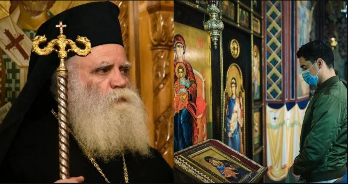 &Mu;&eta;&tau;&rho;&omicron;&pi;&omicron;&lambda;ί&tau;&eta;&sigmaf; &Kappa;&upsilon;&theta;ή&rho;&omega;&nu; &gamma;&iota;&alpha; &tau;&omicron; &epsilon;&mu;&beta;ό&lambda;&iota;&omicron;: &laquo;&Mu;&eta;&nu; &tau;&omicron; &kappa;ά&nu;&epsilon;&tau;&epsilon;, &pi;&alpha;&rho;&alpha;&sigma;&kappa;&epsilon;&upsilon;ά&zeta;&epsilon;&tau;&alpha;&iota; &alpha;&pi;ό &sigma;&kappa;&omicron;&tau;&omega;&mu;έ&nu;&alpha; έ&mu;&beta;&rho;&upsilon;&alpha; &epsilon;&kappa;&tau;&rho;ώ&sigma;&epsilon;&omega;&nu;&raquo; (vd)