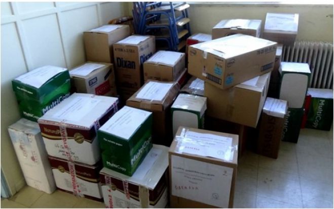 ΣΑΟΟ: Έφυγε το ανθρωπιστικό υλικό από την Τρίπολη για τους πρόσφυγες της Λέσβου