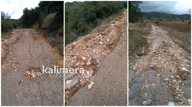 Κλειστός ο αγροτικός δρόμος του Μαυρικίου - Τι ζητά ο Πρόεδρος του χωριού (εικόνες)