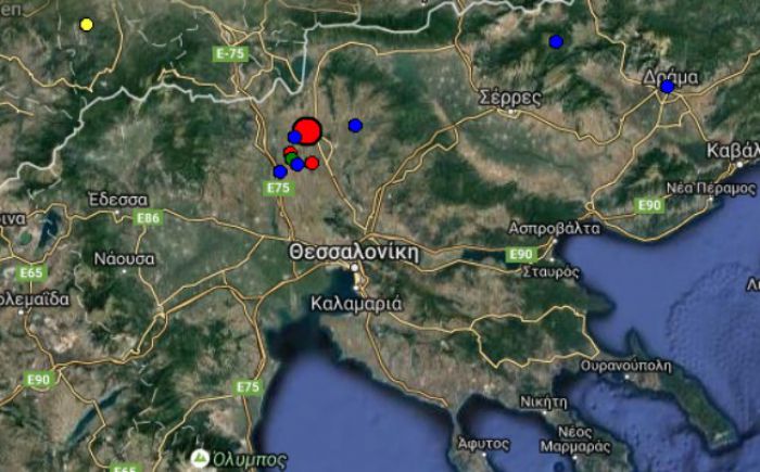 Σεισμός στη Θεσσαλονίκη: Ισχυρή δόνηση ταρακούνησε την Κεντρική Μακεδονία