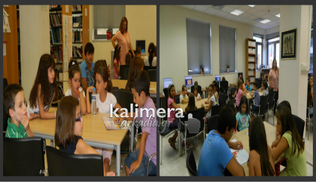 &Pi;&alpha;&iota;&chi;&nu;ί&delta;&iota;&alpha; &gamma;&iota;&alpha; &pi;&alpha;&iota;&delta;&iota;ά &mu;&epsilon; &laquo;&tau;&alpha; &delta;&iota;ά&sigma;&eta;&mu;&alpha; ά&sigma;&pi;&rho;&alpha; &zeta;ώ&alpha; &tau;&eta;&sigmaf; &lambda;&omicron;&gamma;&omicron;&tau;&epsilon;&chi;&nu;ί&alpha;&sigmaf;&raquo; &sigma;&tau;&eta; &Beta;&iota;&beta;&lambda;&iota;&omicron;&theta;ή&kappa;&eta; &tau;&eta;&sigmaf; &Tau;&rho;ί&pi;&omicron;&lambda;&eta;&sigmaf; (&epsilon;&iota;&kappa;ό&nu;&epsilon;&sigmaf; &kappa;&alpha;&iota; &beta;ί&nu;&tau;&epsilon;&omicron;)