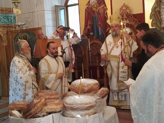 Γιορτάζει το εξωκλήσι της Αγίας Μαρίνας Τροπαίων (εικόνες - βίντεο)