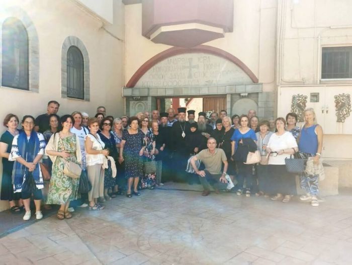 Προσκυνηματική εκδρομή της Μητρόπολης Γόρτυνος και Μεγαλοπόλεως σε Ιερά Προσκυνήματα της Μητρόπολεως Χαλκίδος (εικόνες)