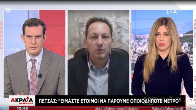 Πέτσας στον ΣΚΑΪ για lockdown: &quot;Ο πρωθυπουργός ενημερώνεται και αποφασίζει&quot;