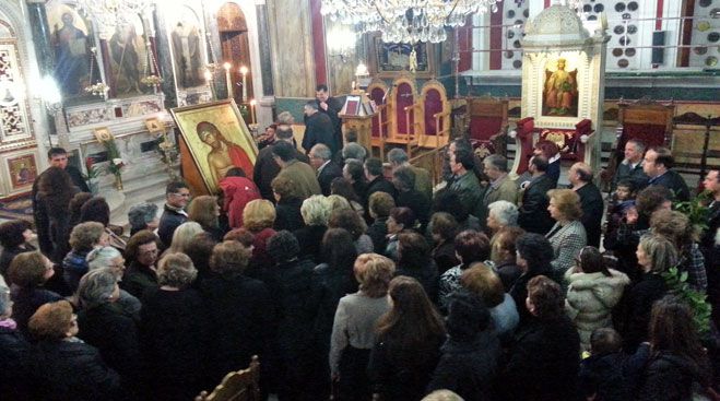 &Eta; &Alpha;&kappa;&omicron;&lambda;&omicron;&upsilon;&theta;ί&alpha; &tau;&omicron;&upsilon; Ό&rho;&theta;&rho;&omicron;&upsilon; &tau;&eta;&sigmaf; &Mu;. &Delta;&epsilon;&upsilon;&tau;έ&rho;&alpha;&sigmaf; (&epsilon;&iota;&kappa;ό&nu;&epsilon;&sigmaf;)