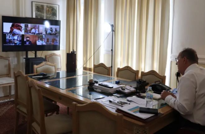&Tau;&eta;&lambda;&epsilon;&delta;&iota;ά&sigma;&kappa;&epsilon;&psi;&eta; &tau;&omicron;&upsilon; &pi;&epsilon;&rho;&iota;&phi;&epsilon;&rho;&epsilon;&iota;ά&rho;&chi;&eta; &Pi;&epsilon;&lambda;&omicron;&pi;&omicron;&nu;&nu;ή&sigma;&omicron;&upsilon; &Pi;. &Nu;ί&kappa;&alpha; &mu;&epsilon; &tau;&iota;&sigmaf; &Delta;&iota;&epsilon;&upsilon;&theta;ύ&nu;&sigma;&epsilon;&iota;&sigmaf; &Mu;&epsilon;&tau;&alpha;&phi;&omicron;&rho;ώ&nu; &tau;&eta;&sigmaf; &Pi;&epsilon;&rho;&iota;&phi;έ&rho;&epsilon;&iota;&alpha;&sigmaf;