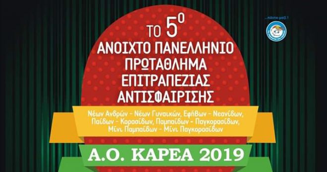 Η ΑΕΚ Τρίπολης στο Πανελλήνιο πρωτάθλημα Ping Pong