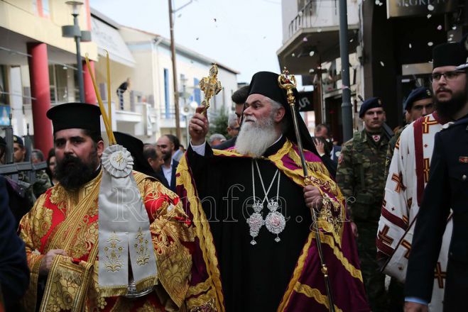 &Eta; &Epsilon;&nu;&theta;&rho;ό&nu;&iota;&sigma;&eta; &tau;&omicron;&upsilon; &nu;έ&omicron;&upsilon; &Mu;&eta;&tau;&rho;&omicron;&pi;&omicron;&lambda;ί&tau;&eta; &Kappa;&alpha;&lambda;&alpha;&beta;&rho;ύ&tau;&omega;&nu; &Iota;&epsilon;&rho;&omega;&nu;ύ&mu;&omicron;&upsilon; &sigma;&tau;&omicron; &Alpha;ί&gamma;&iota;&omicron; (&epsilon;&iota;&kappa;ό&nu;&epsilon;&sigmaf;)