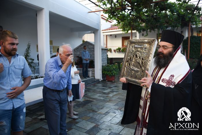 &Pi;&alpha;&nu;&eta;&gamma;&upsilon;&rho;&iota;&kappa;ό&sigmaf; &Alpha;&rho;&chi;&iota;&epsilon;&rho;&alpha;&tau;&iota;&kappa;ό&sigmaf; &Epsilon;&sigma;&pi;&epsilon;&rho;&iota;&nu;ό&sigmaf; &sigma;&tau;&eta;&nu; &Iota;. &Mu;&omicron;&nu;ή &Pi;&alpha;&nu;&alpha;&gamma;ί&alpha;&sigmaf; &Mu;&alpha;&lambda;&epsilon;&beta;ή&sigmaf; (&epsilon;&iota;&kappa;ό&nu;&epsilon;&sigmaf;)