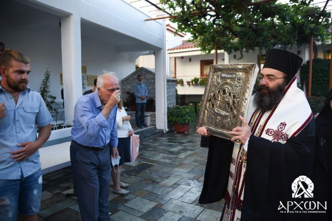 &Pi;&alpha;&nu;&eta;&gamma;&upsilon;&rho;&iota;&kappa;ό&sigmaf; &Alpha;&rho;&chi;&iota;&epsilon;&rho;&alpha;&tau;&iota;&kappa;ό&sigmaf; &Epsilon;&sigma;&pi;&epsilon;&rho;&iota;&nu;ό&sigmaf; &sigma;&tau;&eta;&nu; &Iota;. &Mu;&omicron;&nu;ή &Pi;&alpha;&nu;&alpha;&gamma;ί&alpha;&sigmaf; &Mu;&alpha;&lambda;&epsilon;&beta;ή&sigmaf; (&epsilon;&iota;&kappa;ό&nu;&epsilon;&sigmaf;)