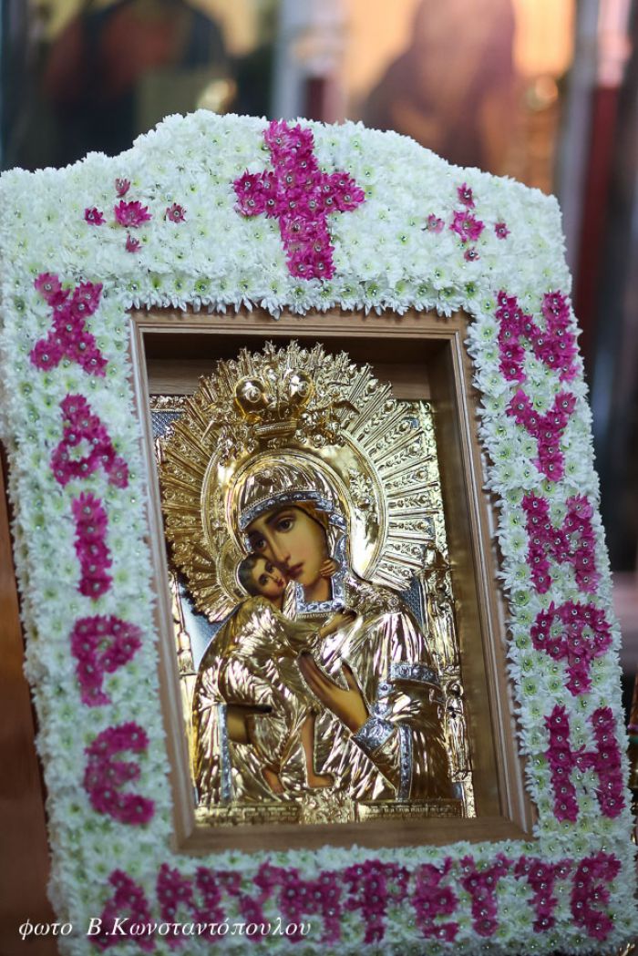 &Eta; &delta;&epsilon;ύ&tau;&epsilon;&rho;&eta; &Alpha;&kappa;&omicron;&lambda;&omicron;&upsilon;&theta;ί&alpha; &tau;&omega;&nu; &Chi;&alpha;&iota;&rho;&epsilon;&tau;&iota;&sigma;&mu;ώ&nu; &tau;&eta;&sigmaf; &Theta;&epsilon;&omicron;&tau;ό&kappa;&omicron;&upsilon; &sigma;&tau;&omicron; &Mu;&eta;&tau;&rho;&omicron;&pi;&omicron;&lambda;&iota;&tau;&iota;&kappa;ό &Nu;&alpha;ό &Alpha;&gamma;ί&omicron;&upsilon; &Beta;&alpha;&sigma;&iota;&lambda;&epsilon;ί&omicron;&upsilon; &Tau;&rho;&iota;&pi;ό&lambda;&epsilon;&omega;&sigmaf; (&epsilon;&iota;&kappa;ό&nu;&epsilon;&sigmaf;)