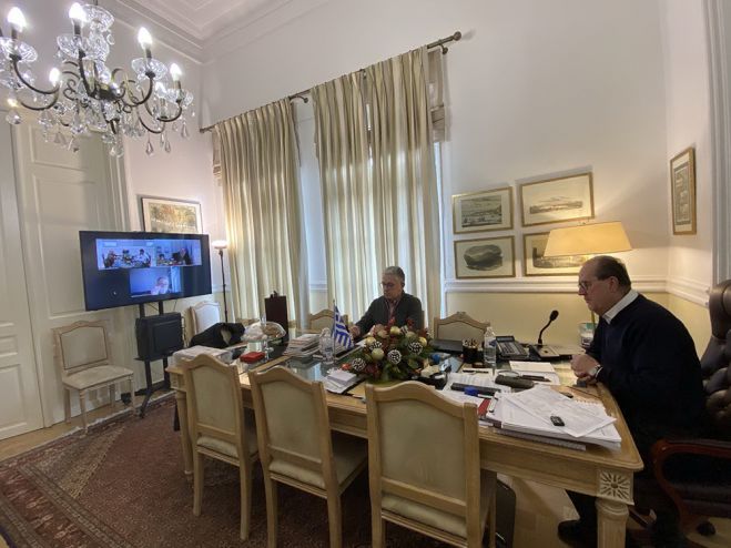 Τηλεδιάσκεψη για παροχή συνδρομής από την Περιφέρεια Πελοποννήσου στον ΕΟΔΥ