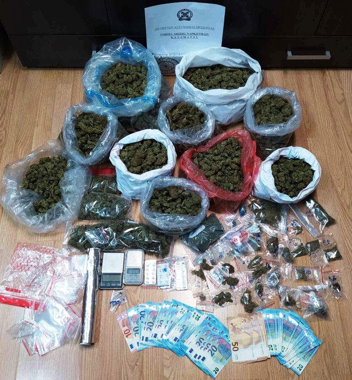 Συλλήψεις για σχεδόν 6 κιλά κάνναβης!