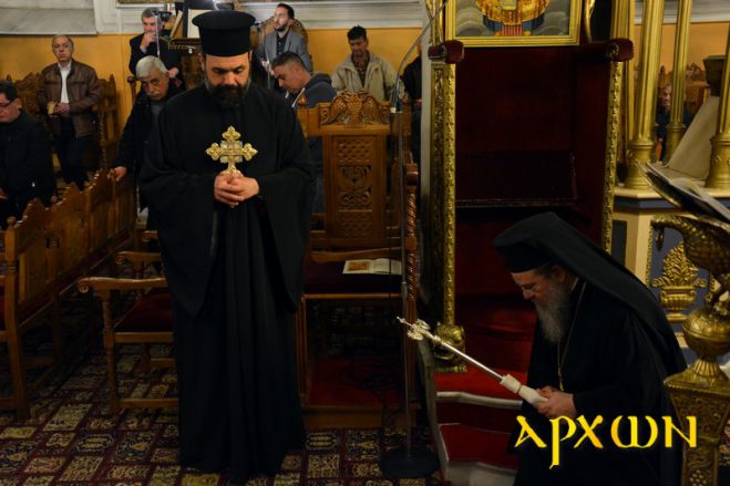 Στην Τρίπολη ο Μητροπολίτης Ιερισσού για τους Β΄Χαιρετισμούς (εικόνες)