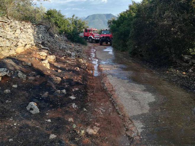 Κακουραίικα Γορτυνίας | Οι εικόνες μετά τη φωτιά στο χωριό