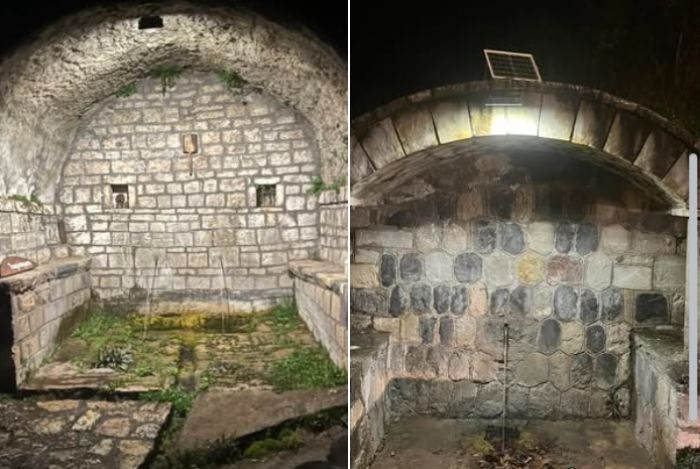 Φωτίστηκαν δύο παραδοσιακές βρύσες των Λαγκαδίων!