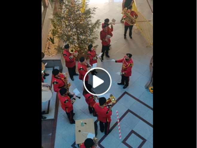Τα κάλαντα της Φιλαρμονικής στο Δημαρχείο της Τρίπολης! (vd)