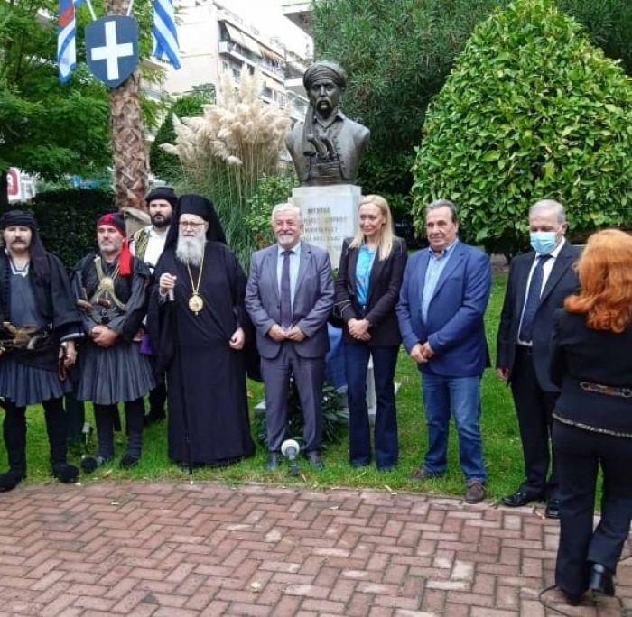 &Epsilon;&kappa;&delta;ή&lambda;&omega;&sigma;&eta; &Mu;&nu;ή&mu;&eta;&sigmaf; &alpha;&phi;&iota;&epsilon;&rho;&omega;&mu;έ&nu;&eta; &sigma;&tau;&omicron;&nu; ή&rho;&omega;&alpha; &Nu;&iota;&kappa;&eta;&tau;&alpha;&rho;ά, 172 &chi;&rho;ό&nu;&iota;&alpha; &alpha;&pi;ό &tau;&omicron; &theta;ά&nu;&alpha;&tau;ό &tau;&omicron;&upsilon;