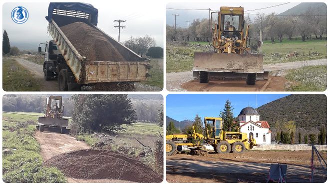 Διάνοιξη αγροτικών δρόμων σε Καρδαρά και Σημιάδες | Τζιούμης: «Στηρίζουμε τα χωριά μας με έργα» (εικόνες)
