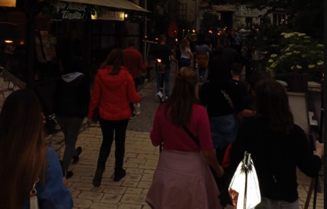 Λαμπαδηφορία στα Άνω Δολιανά