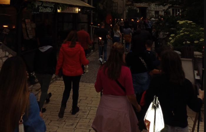 Λαμπαδηφορία στα Άνω Δολιανά