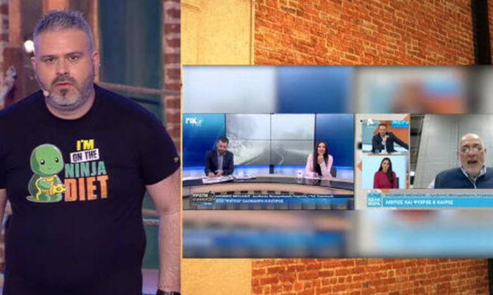 &Mu;&epsilon;&tau;&epsilon;&omega;&rho;&omicron;&lambda;ό&gamma;&omicron;&sigmaf; &mu;&epsilon;&tau;έ&delta;&iota;&delta;&epsilon; &tau;&omicron;&nu; &kappa;&alpha;&iota;&rho;ό &sigma;&epsilon; &delta;&upsilon;&omicron; &kappa;&alpha;&nu;ά&lambda;&iota;&alpha; ... &tau;&alpha;&upsilon;&tau;ό&chi;&rho;&omicron;&nu;&alpha; - &Chi;ά&omicron;&sigmaf; &mu;&epsilon; &tau;&iota;&sigmaf; &epsilon;&rho;&omega;&tau;ή&sigma;&epsilon;&iota;&sigmaf;! (vd)