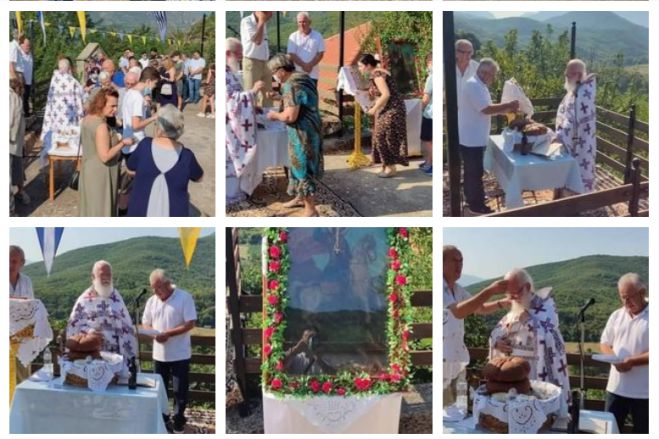 Μελισσόπετρα Γορτυνίας | Περιφορά εικόνας και τιμή στον πατέρα Απόστολο (εικόνες)