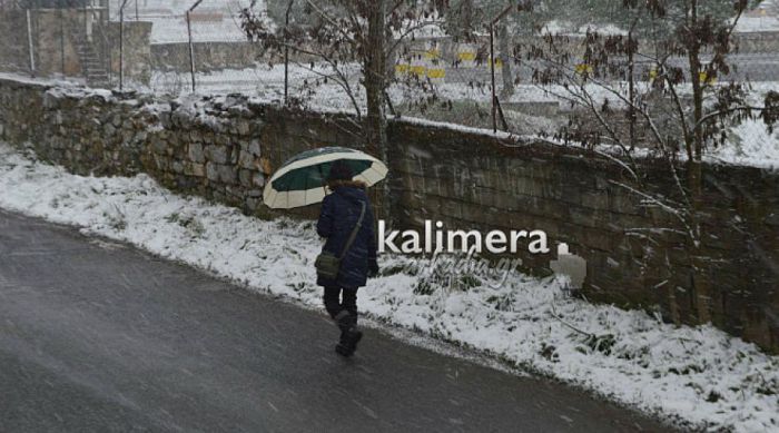 Καιρός: Θα ξυπνήσουμε με χιόνια το πρωί της Πέμπτης στην Αρκαδία;