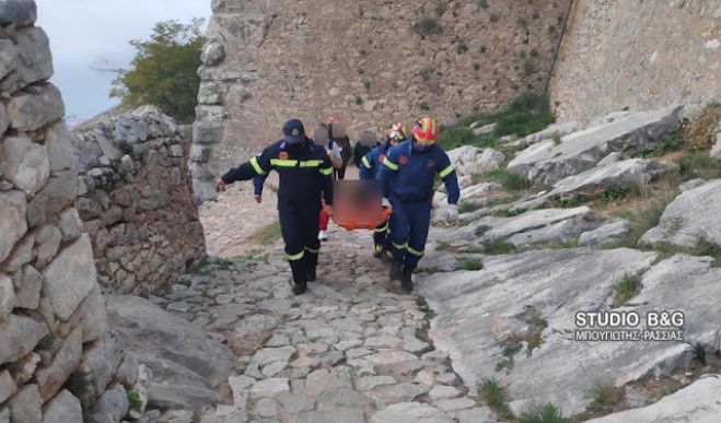 Τραγωδία στο Παλαμήδι - Άνδρας χωρίς αισθήσεις στα σκαλιά του κάστρου
