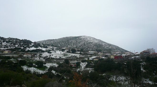 Λευκό πέπλο σκέπασε τα Μαλλωτά Αρκαδίας!