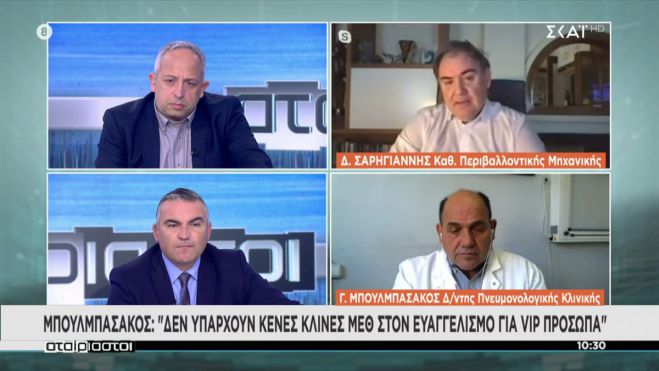 Διευθυντής Πνευμονολογικής Κλινικής προτείνει ταξίδια εκτός νομού για τα Χριστούγεννα ... μόνο για εμβολιασμένους!