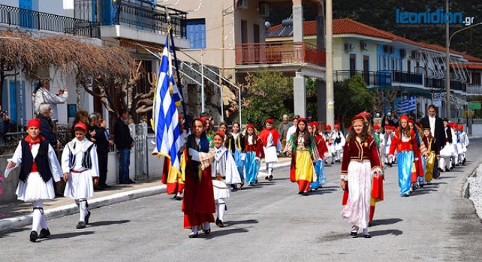 Εκδηλώσεις εορτασμού της 25ης Μαρτίου στον Τυρό (εικόνες)