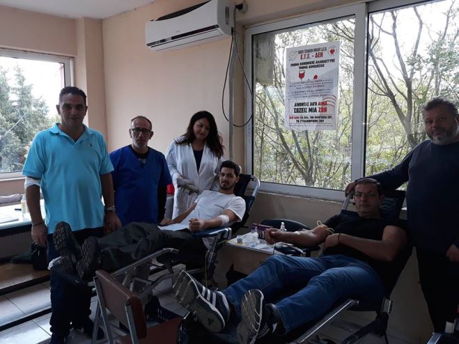 Μεγαλόπολη | Σημαντική συμμετοχή στην αιμοδοσία της ΕΤΕ ΔΕΗ (εικόνες)