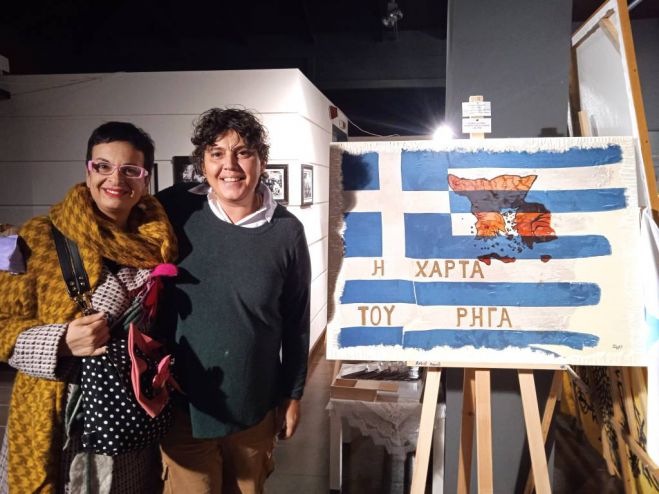 Εγκαινιάστηκε η Έκθεση Ψηφιδωτά από Γυαλί της Βασιλικής Ζάχου στην Δημητσάνα (εικόνες)