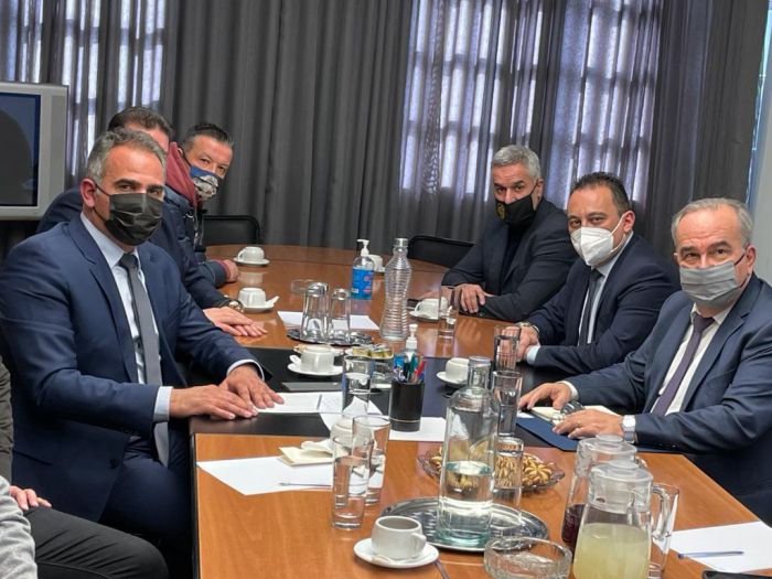 Βλάσης για Παπαθανάση: &quot;Συζητήσαμε για τα προβλήματα που αντιμετωπίζουν οι αρκαδικές επιχειρήσεις&quot;
