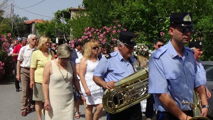 &Eta; &gamma;&iota;&omicron;&rho;&tau;ή &tau;&omicron;&upsilon; &Alpha;&gamma;ί&omicron;&upsilon; &Pi;&nu;&epsilon;ύ&mu;&alpha;&tau;&omicron;&sigmaf; &sigma;&tau;&omicron; &Alpha;&theta;ή&nu;&alpha;&iota;&omicron; (&epsilon;&iota;&kappa;ό&nu;&epsilon;&sigmaf; - &beta;ί&nu;&tau;&epsilon;&omicron;)