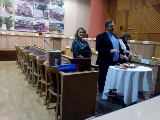Η κοπή πίτας των Αρκάδων της Καλλιθέας (vd)