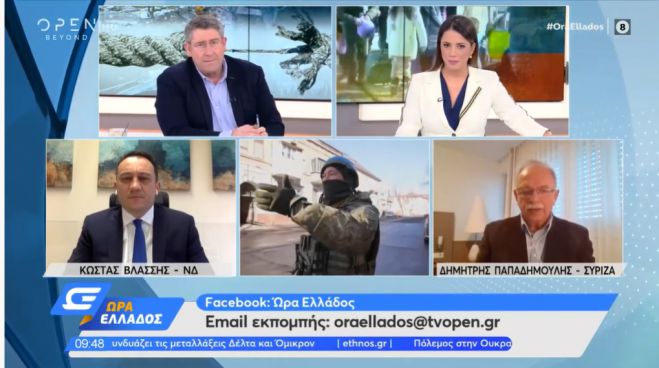 &Beta;&lambda;ά&sigma;&eta;&sigmaf; &gamma;&iota;&alpha; &tau;&omicron;&nu; &pi;ό&lambda;&epsilon;&mu;&omicron; &sigma;&tau;&eta;&nu; &Omicron;&upsilon;&kappa;&rho;&alpha;&nu;ί&alpha;: "&Zeta;&omicron;ύ&mu;&epsilon; &tau;&omicron;&nu; &alpha;&pi;ό&lambda;&upsilon;&tau;&omicron; &pi;&alpha;&rho;&alpha;&lambda;&omicron;&gamma;&iota;&sigma;&mu;ό" (vd)