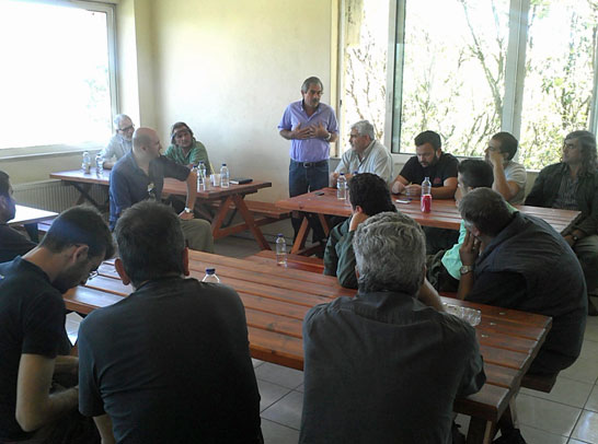 &laquo;&Epsilon;&pi;ί&sigma;&kappa;&epsilon;&psi;&eta; &tau;&omicron;&upsilon; &Sigma;&Upsilon;&Rho;&Iota;&Zeta;&Alpha; &sigma;&tau;&alpha; &omicron;&rho;&upsilon;&chi;&epsilon;ί&alpha; &tau;&omicron;&upsilon; &Lambda;&iota;&gamma;&nu;&iota;&tau;&iota;&kappa;&omicron;ύ &Kappa;έ&nu;&tau;&rho;&omicron;&upsilon; &Mu;&epsilon;&gamma;&alpha;&lambda;ό&pi;&omicron;&lambda;&eta;&sigmaf;