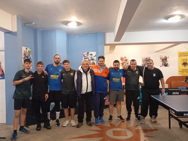 Πινγκ πονγκ | Με νίκη προχώρησε η ομάδα της ΑΕΚ Τρίπολης στο πρωτάθλημα ανδρών Δυτικής Ελλάδας