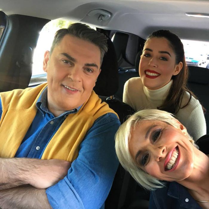 Eurovision: Η selfie της Έλενας από την Τρίπολη με Demy και Λουδάρο!