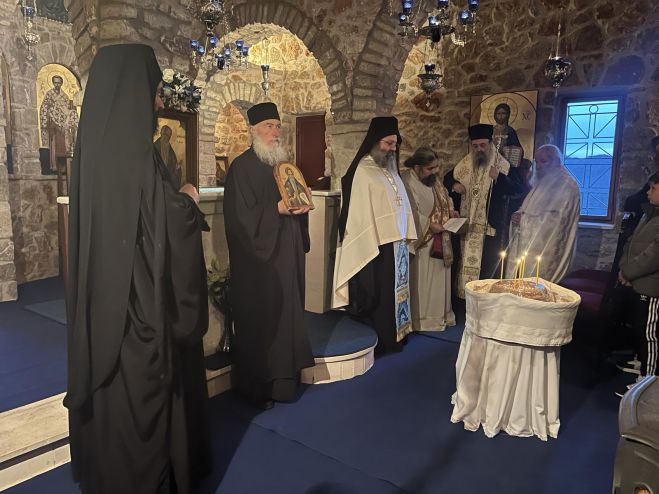 &Eta; &epsilon;&omicron;&rho;&tau;ή &tau;&omicron;&upsilon; &Omicron;&sigma;ί&omicron;&upsilon; &Epsilon;&upsilon;&theta;&upsilon;&mu;ί&omicron;&upsilon; &sigma;&tau;&omicron;&upsilon; &Lambda;&omicron;&upsilon;&kappa;ά (&epsilon;&iota;&kappa;ό&nu;&epsilon;&sigmaf;)