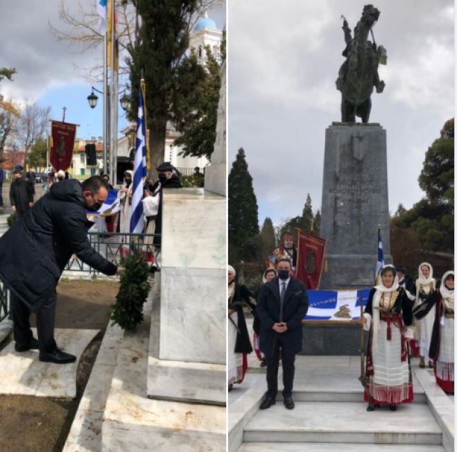 Κώστας Βλάσης από την Τρίπολη: "Σήμερα γιορτάζει η Πατρίδα, σήμερα γιορτάζει ο Οικουμενικός Ελληνισμός"