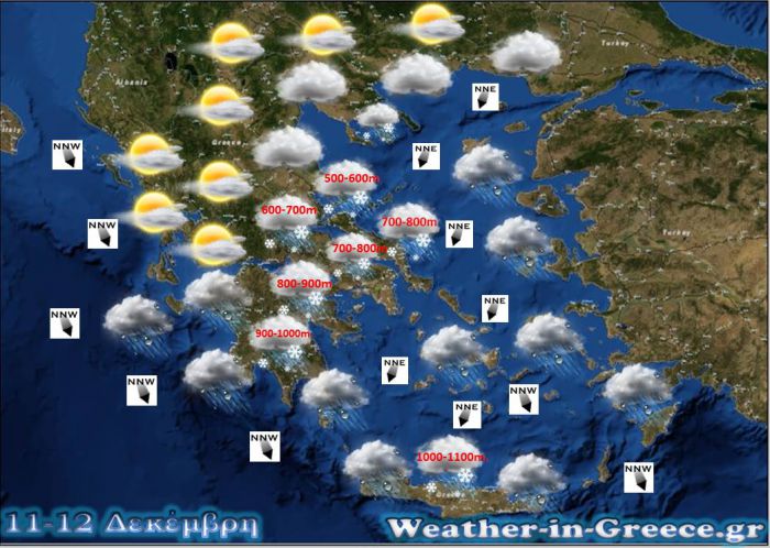 Θα δούμε χιόνια στην Αρκαδία … μετά την Πέμπτη;