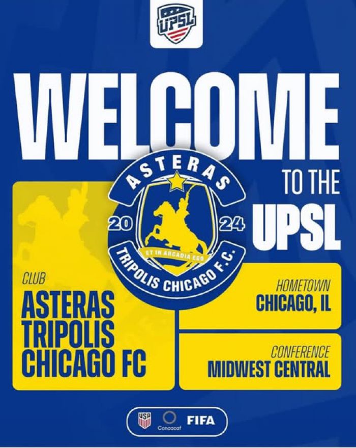 Στην United Premier Soccer League ο Asteras Tripolis Chicago F.C.