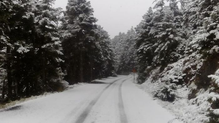 Χιόνια στο Μαίναλο - Οι πρώτες εικόνες!