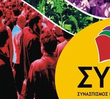 &Sigma;&upsilon;&nu;έ&lambda;&epsilon;&upsilon;&sigma;&eta; &tau;&omicron;&upsilon; &Sigma;&Upsilon;&Rho;&Iota;&Zeta;&Alpha; &sigma;&tau;&eta; &Mu;&epsilon;&gamma;&alpha;&lambda;ό&pi;&omicron;&lambda;&eta;